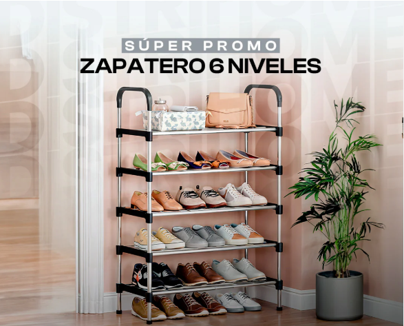 Organizador de zapatos 6 niveles